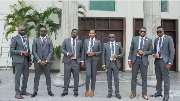 Check out this beautiful grooms-lady at a wedding (Photos)